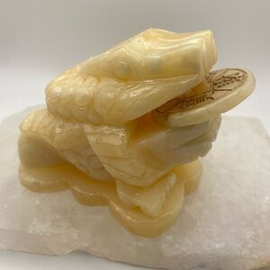 Yellow Jade Money Toad